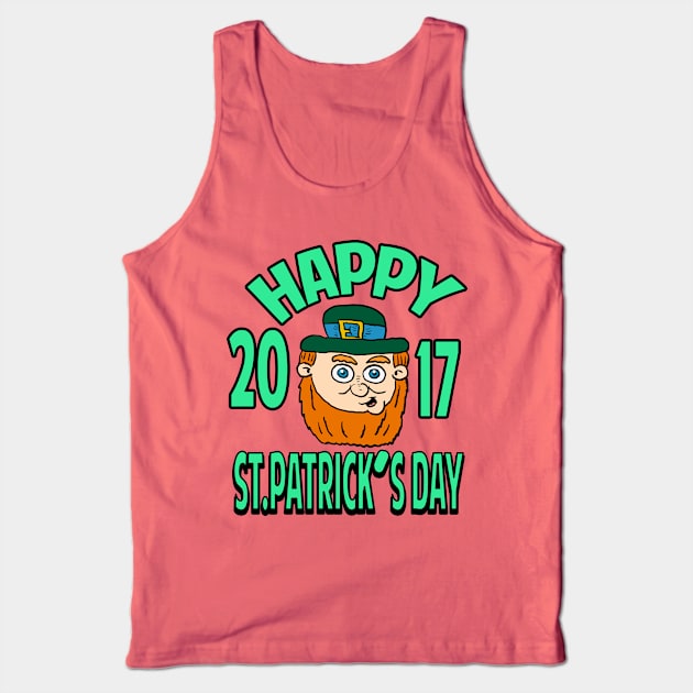 Happy St. Patricks Day 2017 Tank Top by Eric03091978